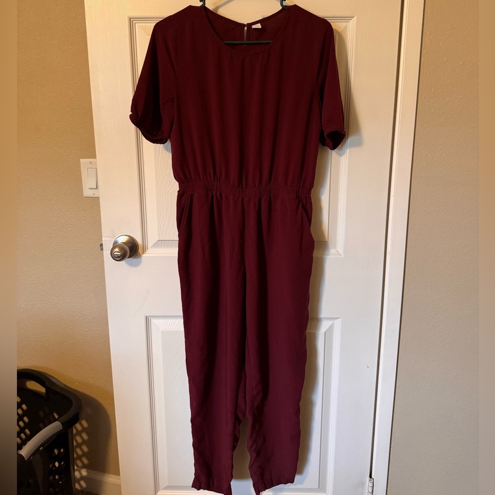 Old Navy Maroon Women's Jumpsuit